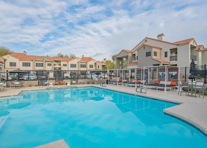 Kierland Sunset Pool Hot Tub Patio Apartament Scottsdale